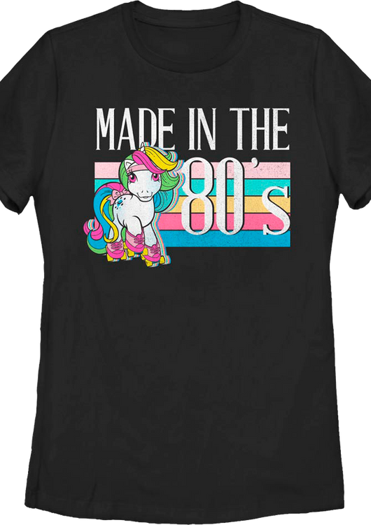 Womens Made In The 80's My Little Pony Shirt - main product image