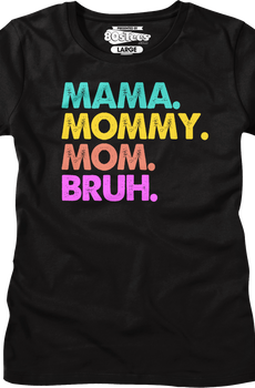 Womens Mama Mommy Mom Bruh Shirt