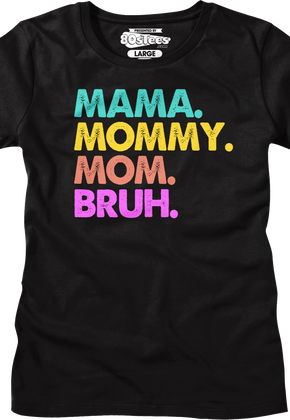 Womens Mama Mommy Mom Bruh Shirt