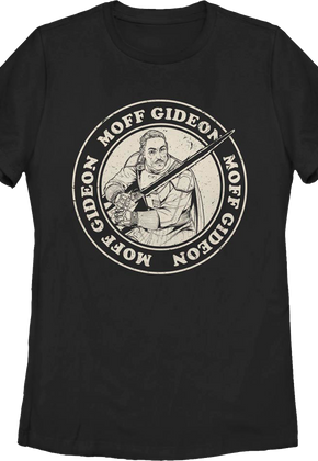 Womens Mandalorian Distressed Moff Gideon Star Wars Shirt