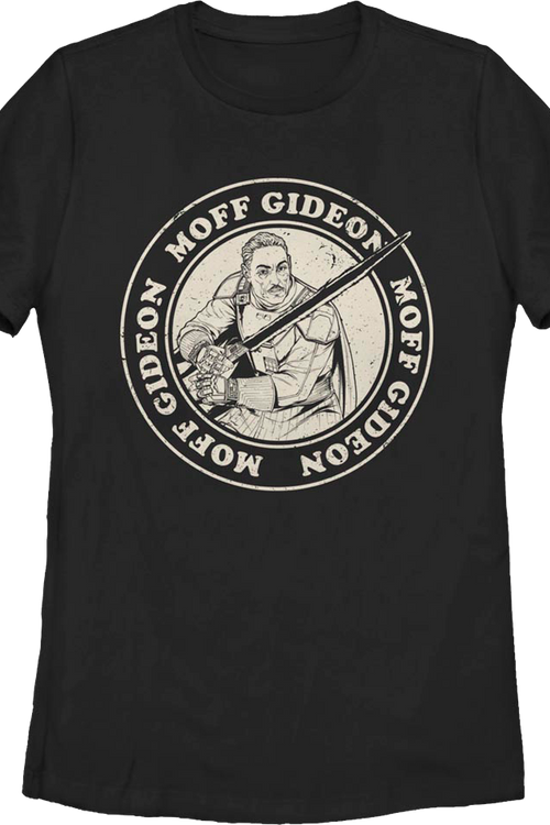 Womens Mandalorian Distressed Moff Gideon Star Wars Shirtmain product image