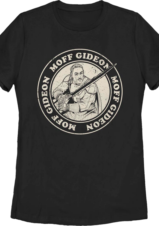 Womens Mandalorian Distressed Moff Gideon Star Wars Shirt - main product image