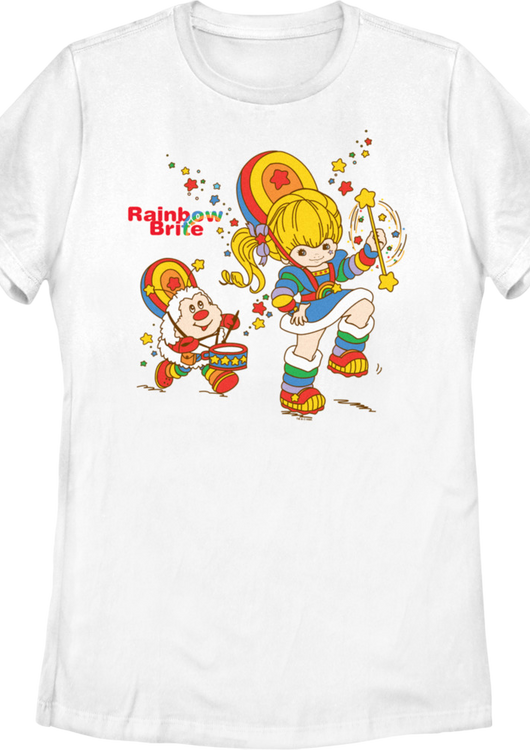 Womens Marching Band Rainbow Brite Shirt - main product image