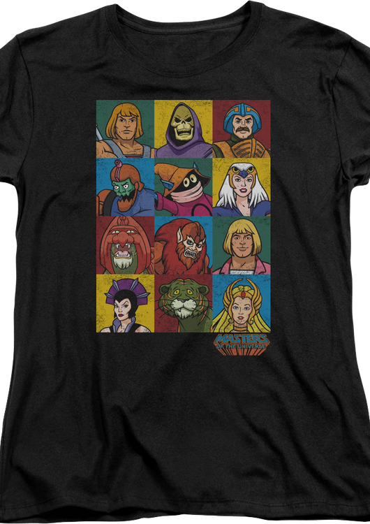 Womens Masters Of The Universe Characters Shirt - main product image