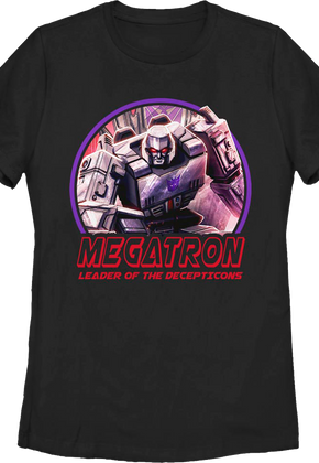 Womens Megatron Leader Of The Decepticons Transformers Shirt