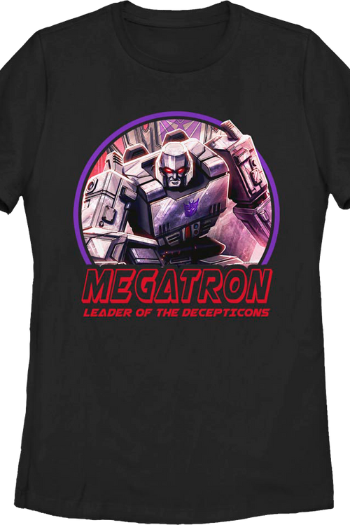 Womens Megatron Leader Of The Decepticons Transformers Shirtmain product image