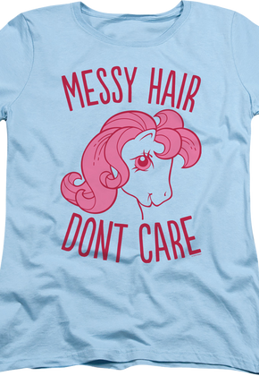 Womens Messy Hair My Little Pony Shirt