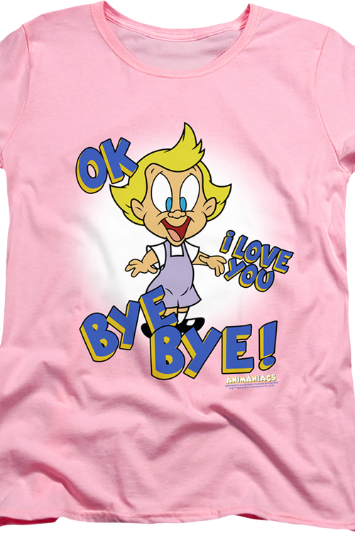 Womens Mindy OK I Love You Bye Bye Animaniacs Shirtmain product image