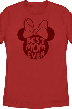 Womens Minnie Mouse Best Mom Ever Disney Shirt