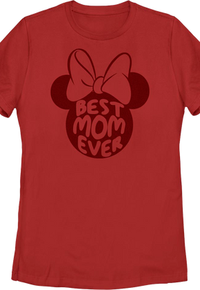 Womens Minnie Mouse Best Mom Ever Disney Shirt