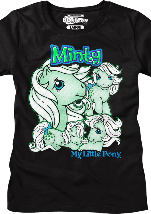 Womens Minty Collage My Little Pony Shirt - main product image