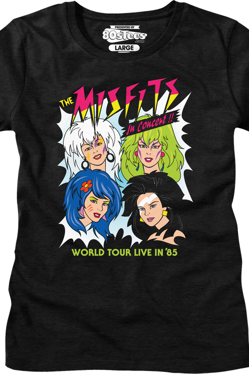 Womens Misfits In Concert Jem And The Holograms Shirtmain product image