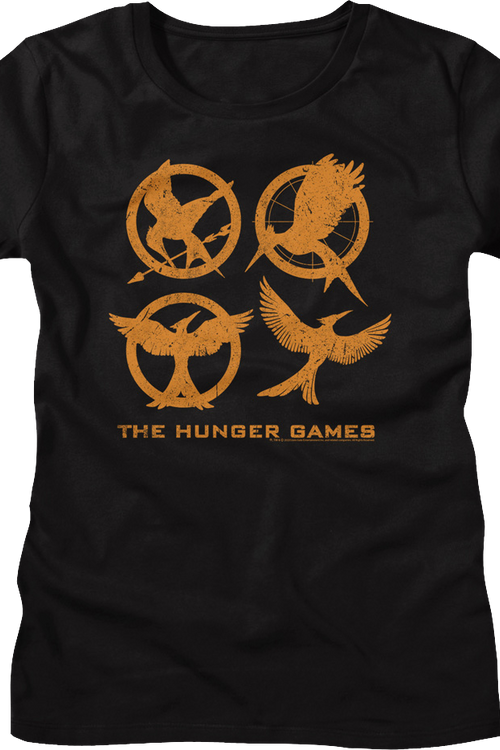 Womens Mockingjay Logos Hunger Games Shirtmain product image