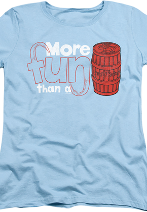Womens More Fun Than A Barrel Of Monkeys Shirt