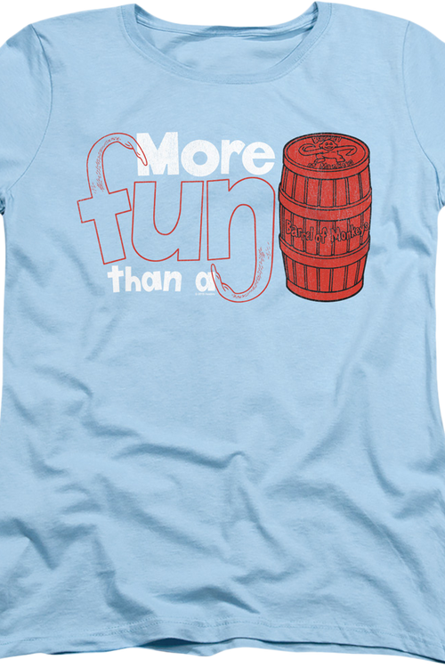 Womens More Fun Than A Barrel Of Monkeys Shirtmain product image