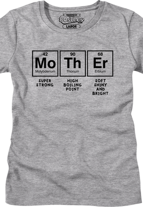 Womens Mother Periodic Table Shirt