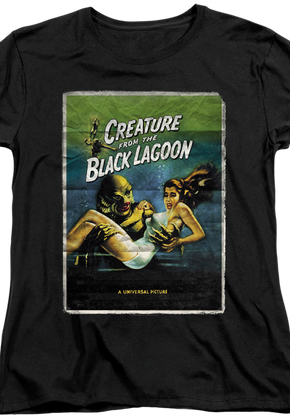 Womens Movie Poster Creature From The Black Lagoon Shirt