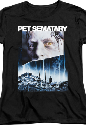 Womens Movie Poster Pet Sematary Shirt