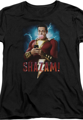 Womens Movie Poster Shazam Shirt