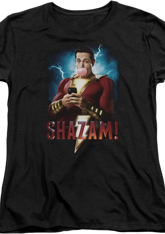 Womens Movie Poster Shazam Shirt - main product image