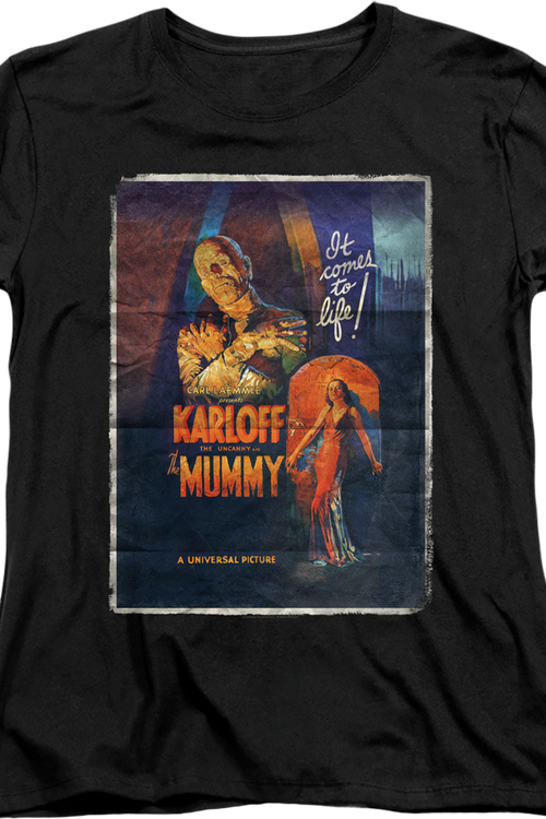 Womens Movie Poster The Mummy Shirt - main product image