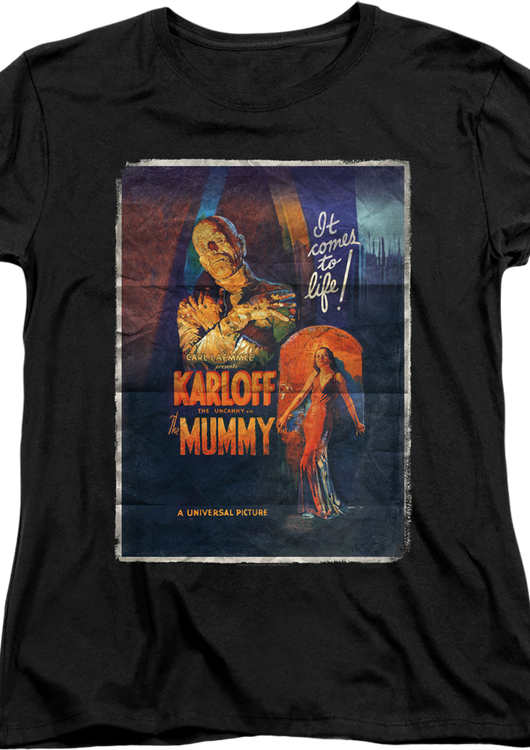 Womens Movie Poster The Mummy Shirt - main product image