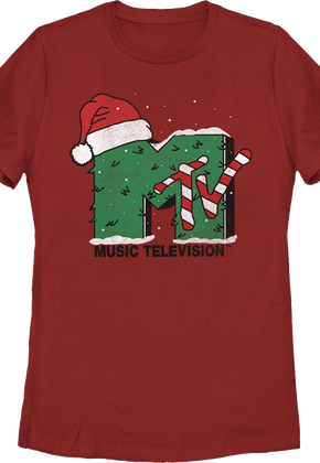 Womens MTV Christmas Shirt