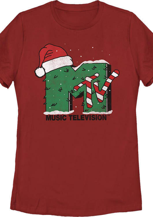 Womens MTV Christmas Shirt - main product image