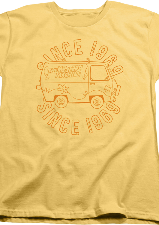 Womens Mystery Machine Since 1969 Scooby-Doo Shirt - main product image