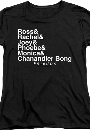 Womens Names Friends Shirt