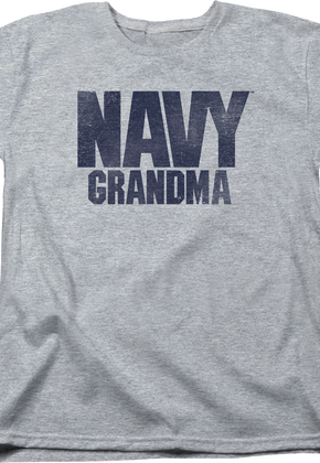 Womens Navy Grandma Shirt