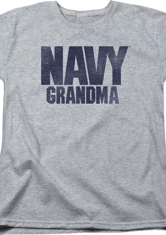 Womens Navy Grandma Shirt - main product image