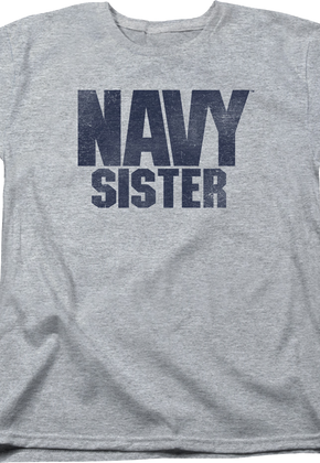 Womens Navy Sister Shirt