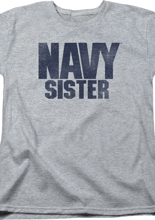 Womens Navy Sister Shirt - main product image