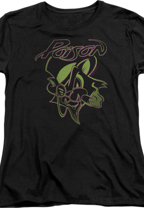 Womens Neon Cat Poison Shirt