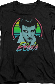 Womens Neon Elvis Presley Shirt
