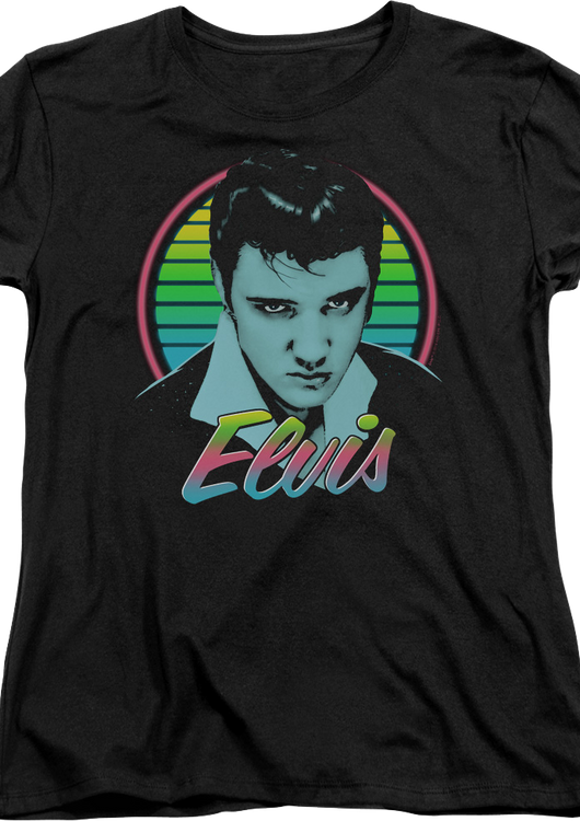 Womens Neon Elvis Presley Shirt - main product image