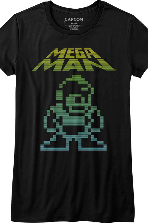 Womens Neon Mega Man Shirt - main product image
