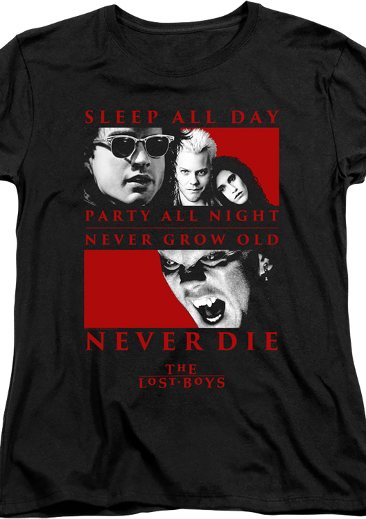 Womens Never Die Lost Boys Shirt - main product image