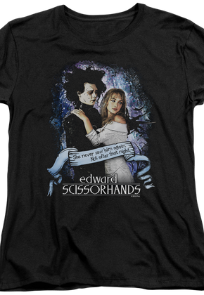Womens Never Saw Him Again Edward Scissorhands Shirt