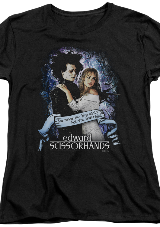 Womens Never Saw Him Again Edward Scissorhands Shirt - main product image