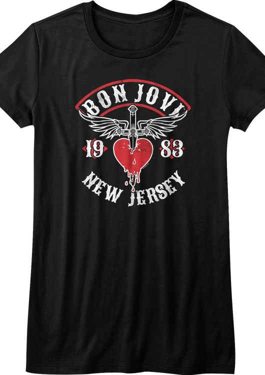 Womens New Jersey 1983 Bon Jovi Shirt - main product image