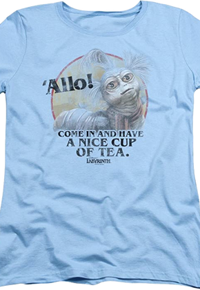 Womens Nice Cup of Tea Labyrinth Shirt