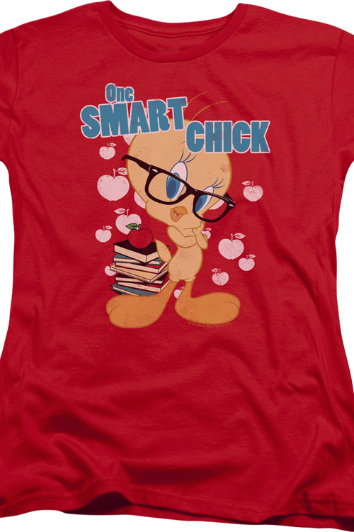 Womens One Smart Chick Looney Tunes Shirtmain product image