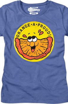 Womens Orange-A-Proud Scratch N Sniff Shirt