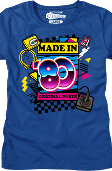 Womens Original Parts Made In '80 Shirt