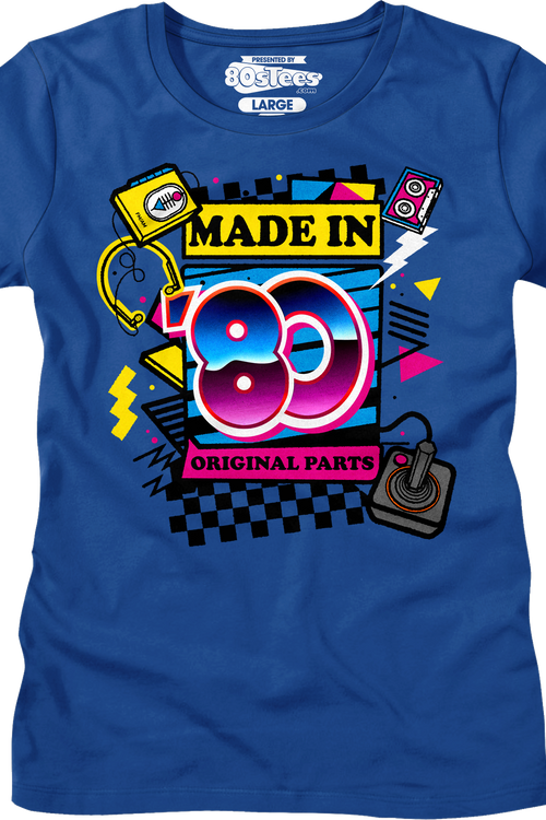 Womens Original Parts Made In '80 Shirtmain product image