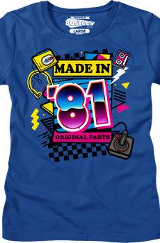 Womens Original Parts Made In '81 Shirt