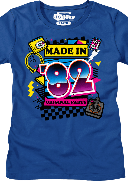Womens Original Parts Made In '82 Shirt - main product image