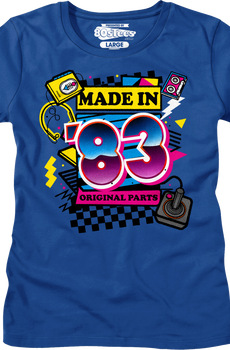 Womens Original Parts Made In '83 Shirt